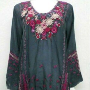 Johnny Was Wish Stitch Tunic - L -
